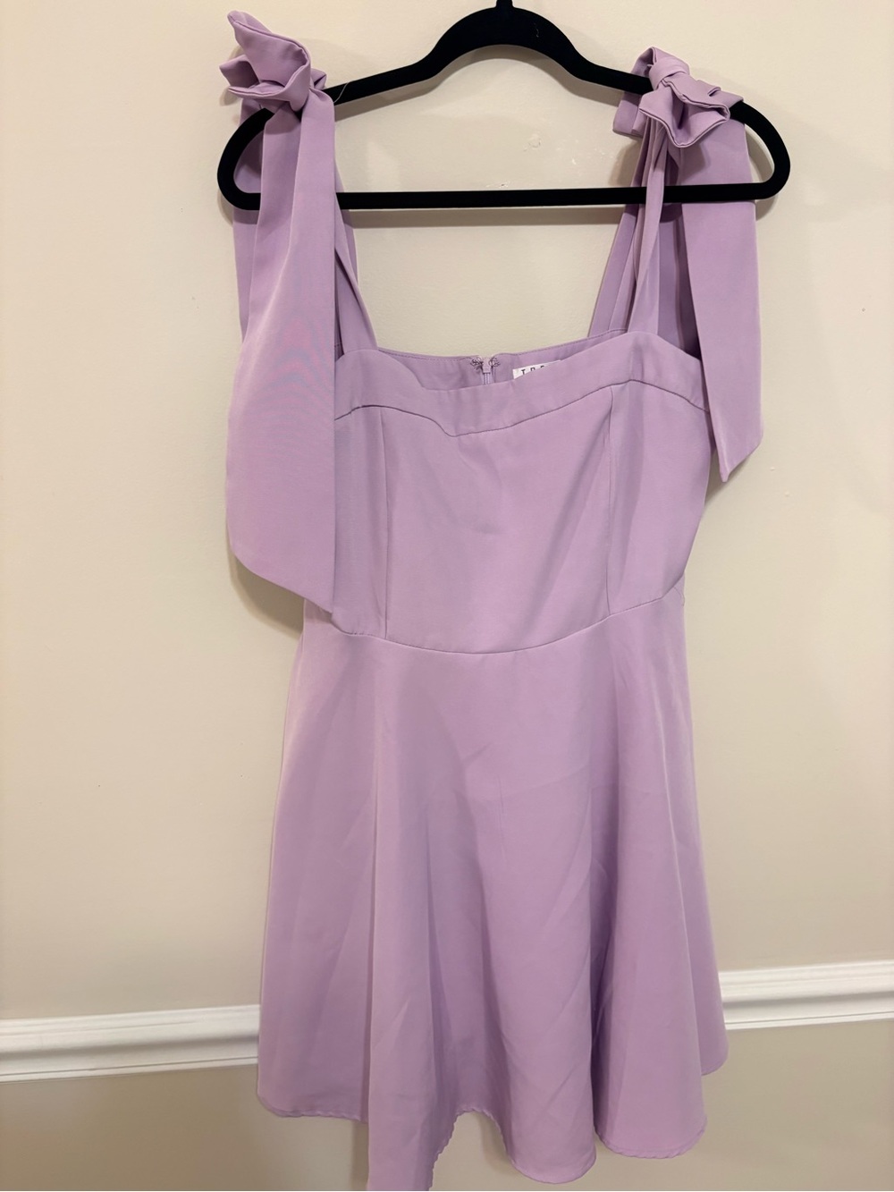 TCEC Lavender Tie-Shoulder Mini Dress